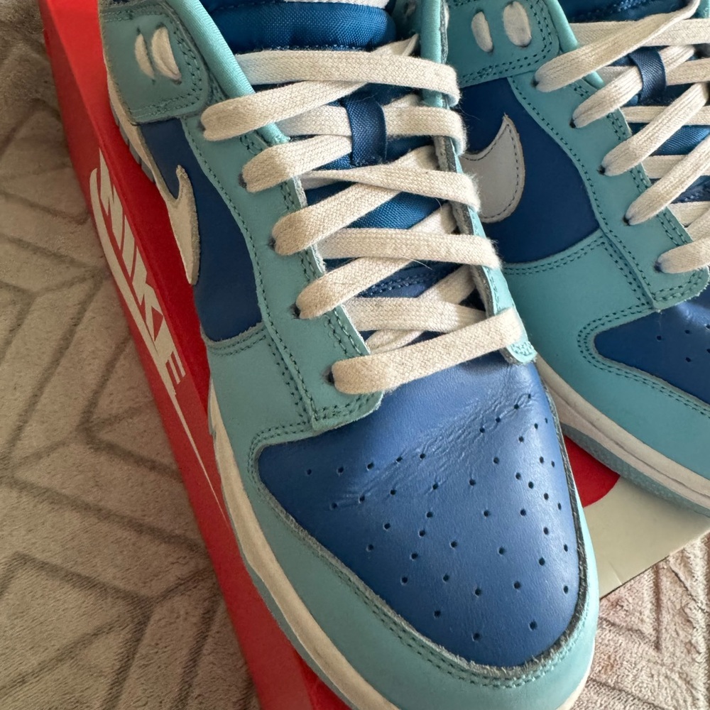 Nike Blue and Light Blue Sneakers